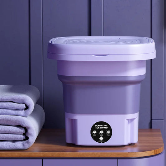 8L Portable Washing Machine Socks Underwear Panties Retractable Home Foldable Mini Washing Machine 3 Models with Spinning Dry