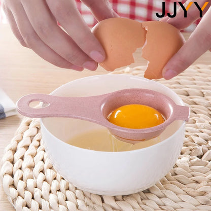 JJYY Kitchen Egg White DIY Separator Holder Sieve Funny Divider  Kitchen Tool Baking Accessories
