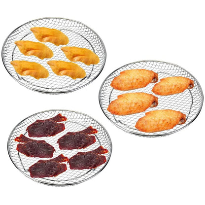 Roasting Rack Compatible with Most Air Fryer Air Fryer Accessories Stainless Steel Airfryer Rack Steamer Roasting Rack