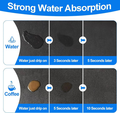 Large Kitchen Super Absorbent Mat Coffee Dish Draining Mat Drying Mat Quick Dry Bathroom Drain Pad Kitchen Faucet Placemat